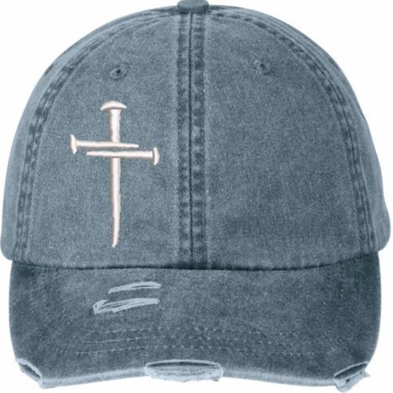 Christian Hats for Men/Women Jesus 3 Nail Cross Hat Premium Snapback