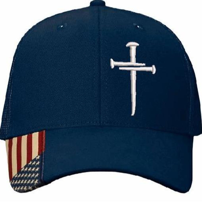 Christian Hats for Men/Women Jesus 3 Nail Cross Hat Premium Snapback