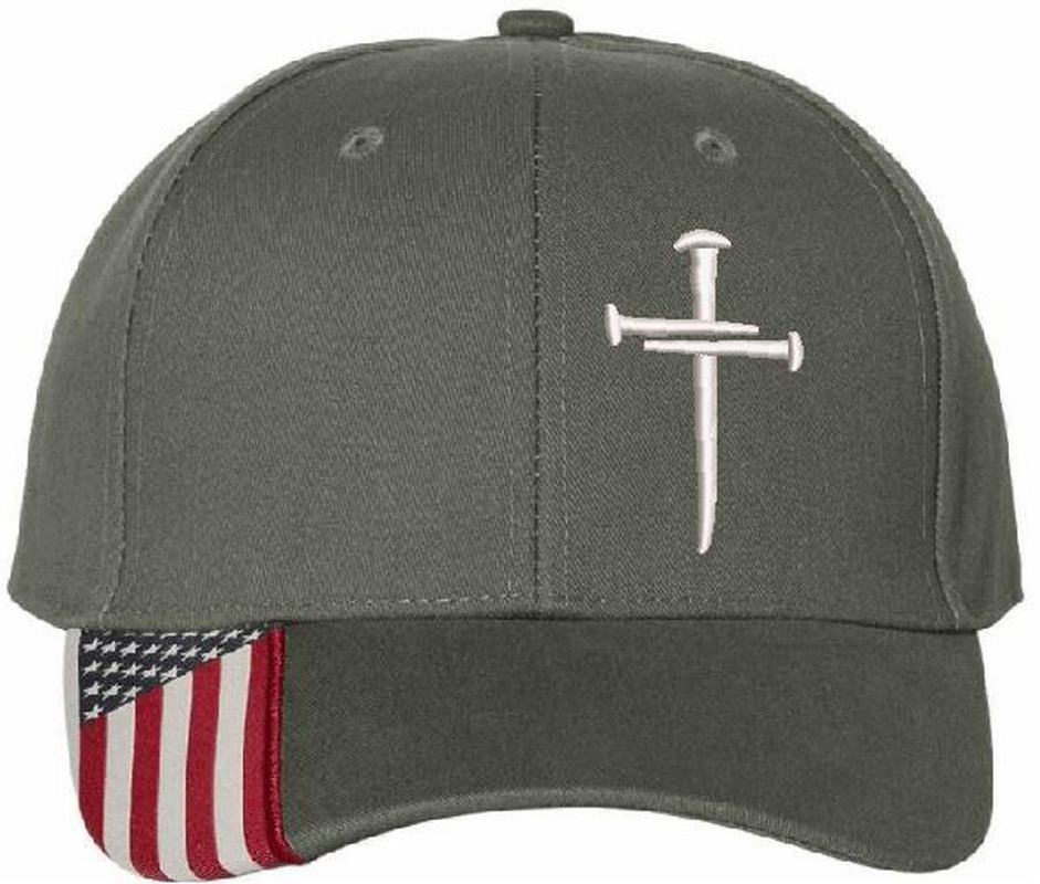 Christian Hats for Men/Women Jesus 3 Nail Cross Hat Premium Snapback