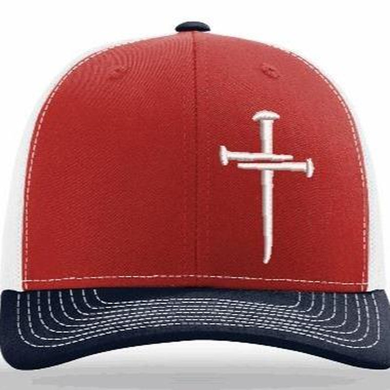 Christian Hats for Men/Women Jesus 3 Nail Cross Hat Premium Snapback