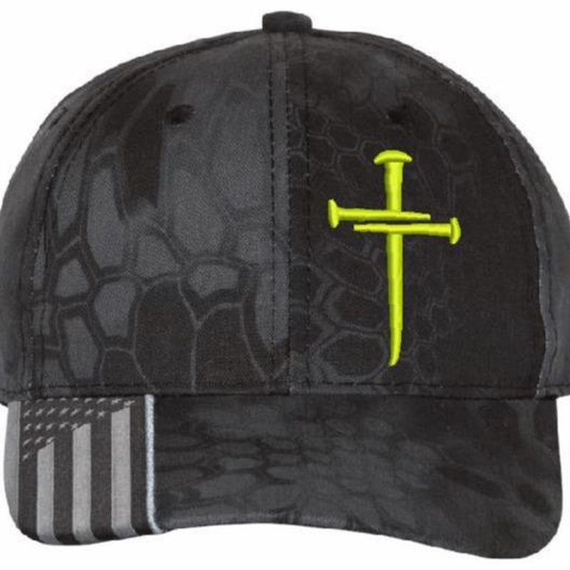 Christian Hats for Men/Women Jesus 3 Nail Cross Hat Premium Snapback
