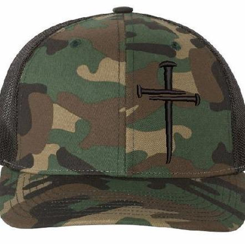 Christian Hats for Men/Women Jesus 3 Nail Cross Hat Premium Snapback