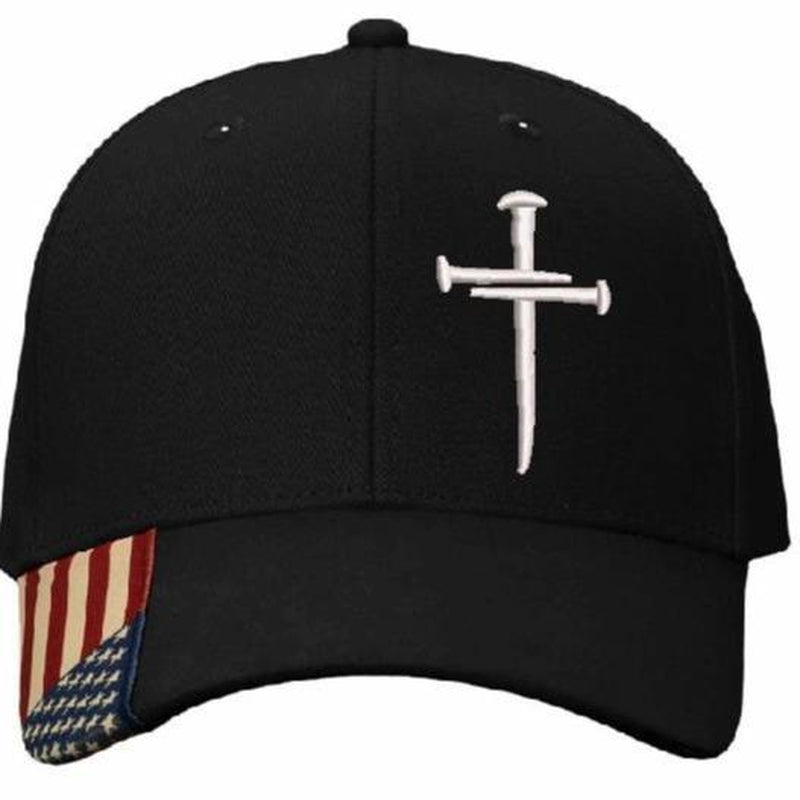 Christian Hats for Men/Women Jesus 3 Nail Cross Hat Premium Snapback 