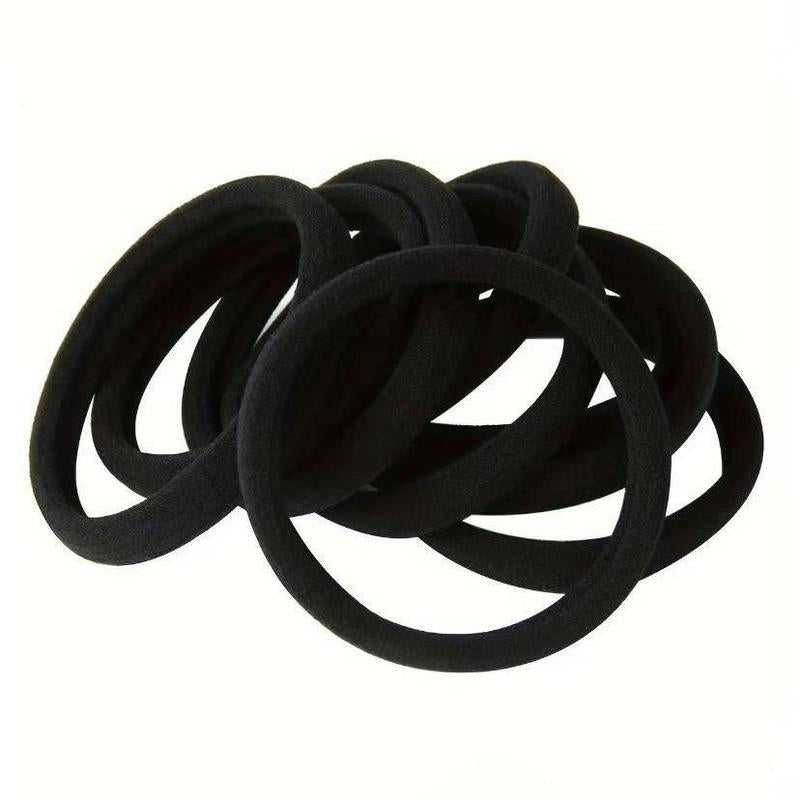Hairbands for Thick Hair - 20 Pieces Seamless Cotton Simple Ponytail Fixed Headband Odorless Soft Touch Anti-Slip Durable Scrunchies Elasticity