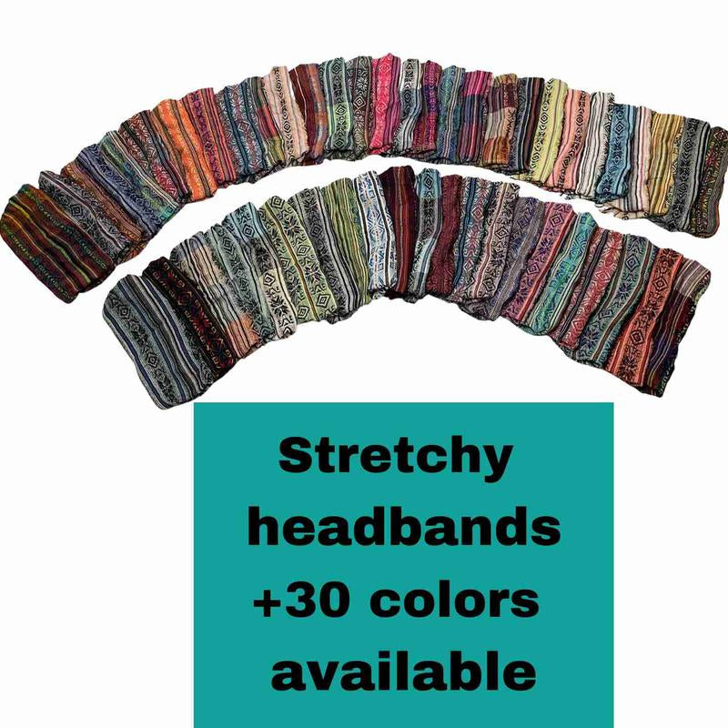 Wide Boho Yoga Headband for Women and Men - Includes ONE Item