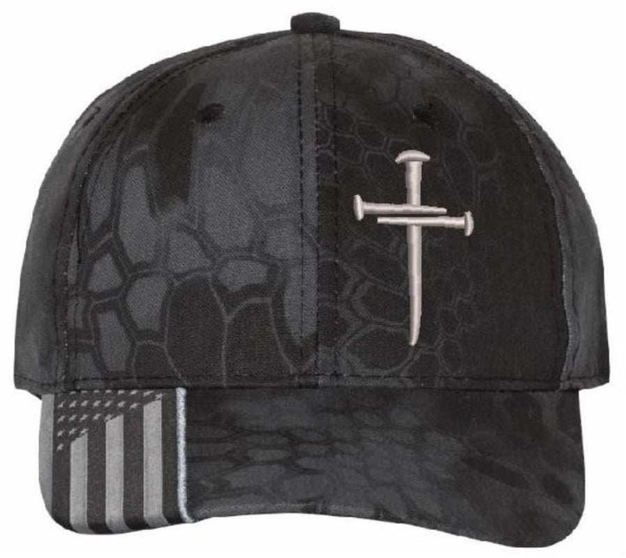 Christian Hats for Men/Women Jesus 3 Nail Cross Hat Premium Snapback 