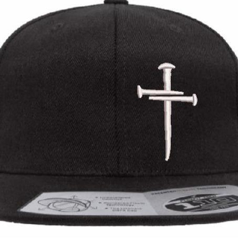 Christian Hats for Men/Women Jesus 3 Nail Cross Hat Premium Snapback 