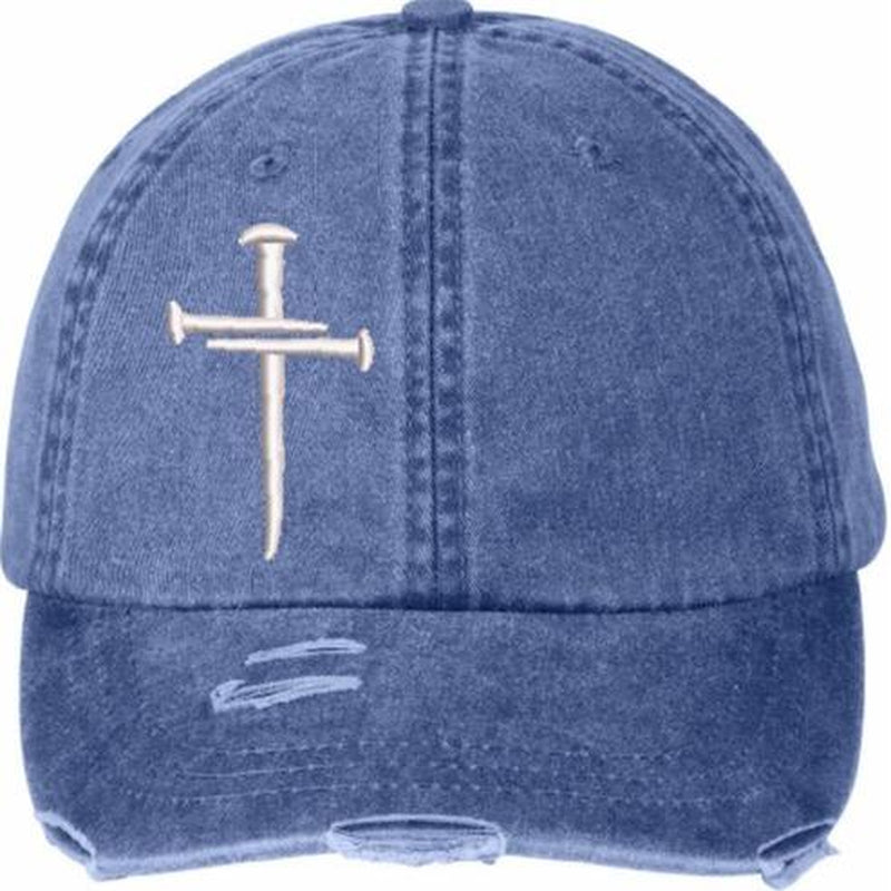 Christian Hats for Men/Women Jesus 3 Nail Cross Hat Premium Snapback 