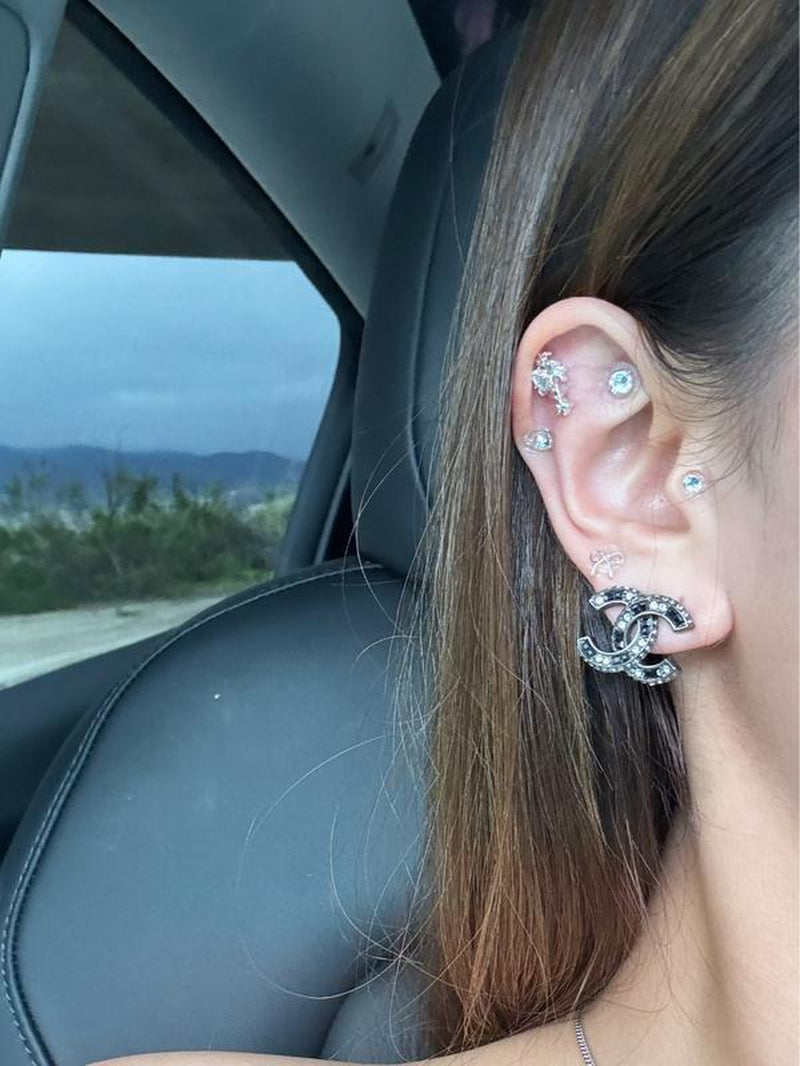 Acujewlery Acupressure Ear Jewlery Seeds