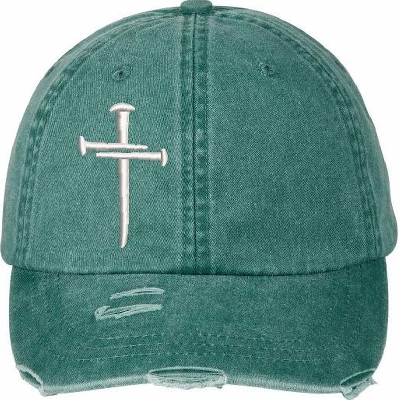 Christian Hats for Men/Women Jesus 3 Nail Cross Hat Premium Snapback 