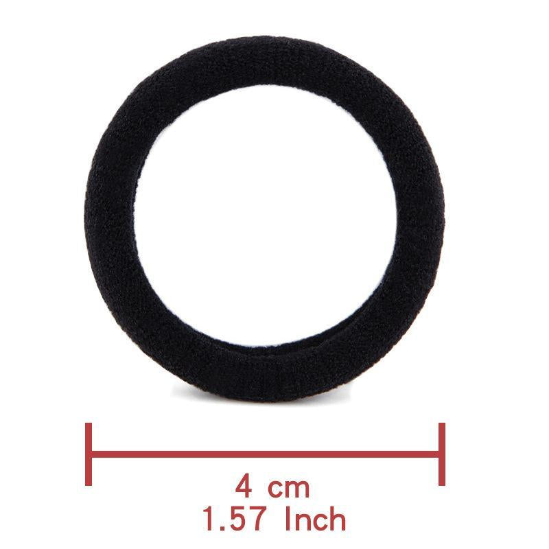 Hairbands for Thick Hair - 20 Pieces Seamless Cotton Simple Ponytail Fixed Headband Odorless Soft Touch Anti-Slip Durable Scrunchies Elasticity