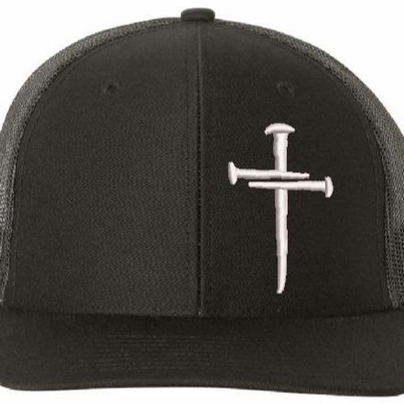 Christian Hats for Men/Women Jesus 3 Nail Cross Hat Premium Snapback 